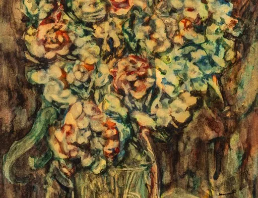 Bouquet de fleurs dans un vase